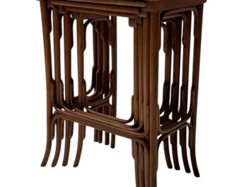 Vienna Secession Bentwood Nesting Tables by Michael Thonet for Thonet, 1900s
